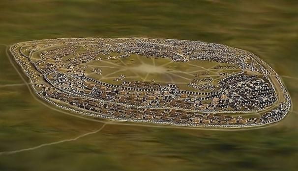 Reconstrucción del asentamiento Cucuteni-Trypillia de Talianki